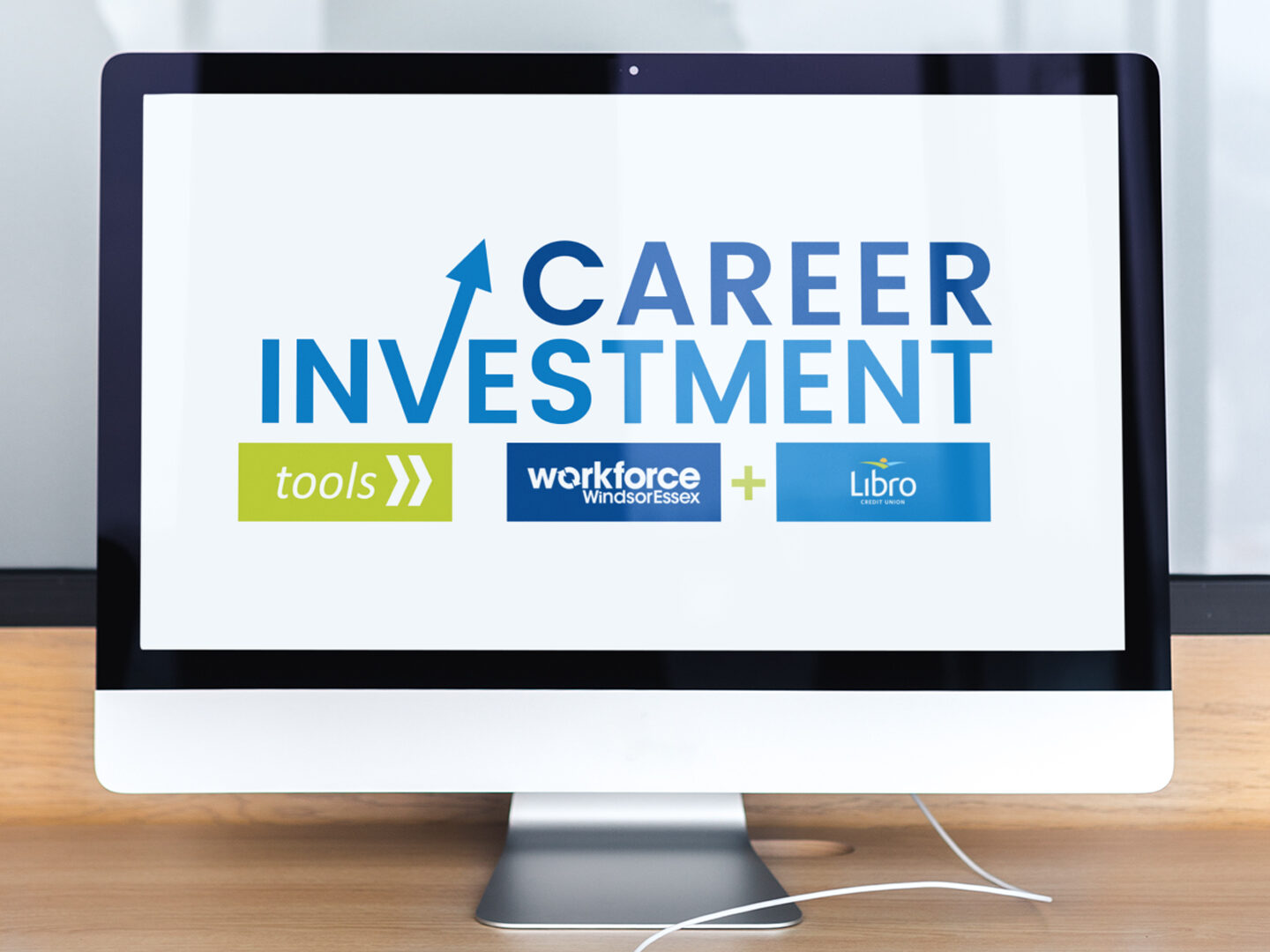 Libro Career Investment Tools shown on computer monitor